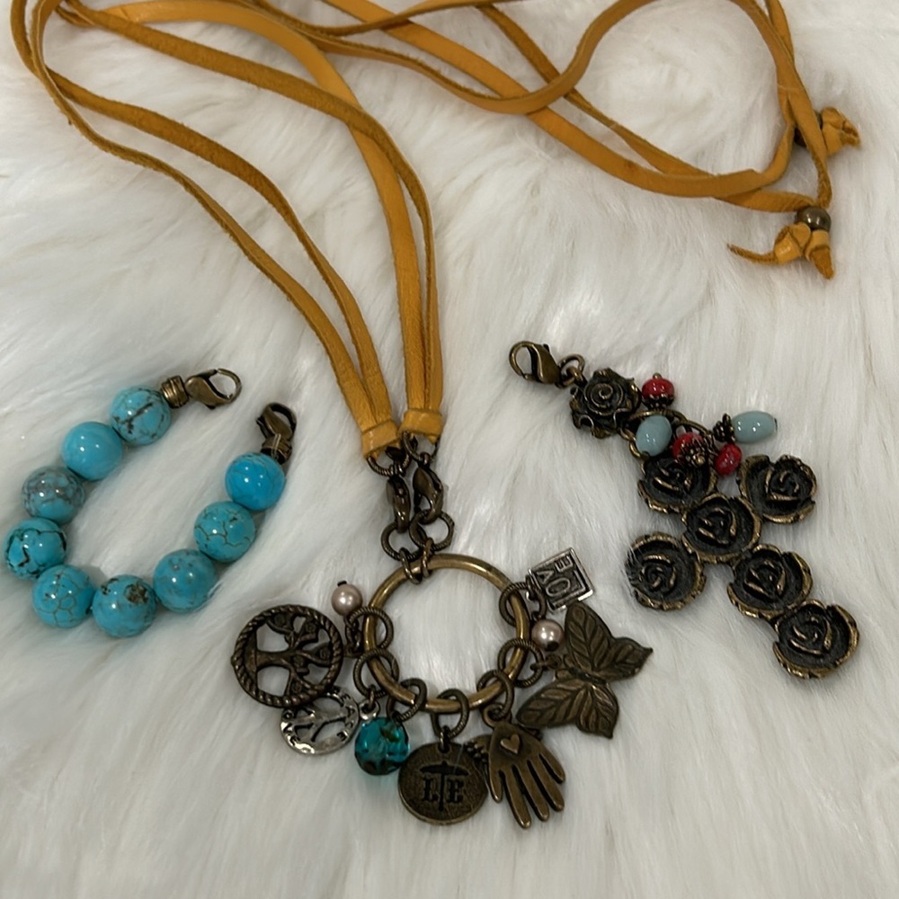 Lenny & Eva 4 pc Pendant Set RARE! - Picture 4 of 16